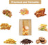 30 Pack Bread Bags for Homemade Bread Sourdough Bread Bags with Tin Strip Large Bakery Bags with Window Paper Bread
