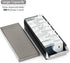 MaxGear Business Card Holder for Desk, Business Card Organizer Business Card Case, Credit Card Holder File, Index Card Box Storage, Capacity: 800 Cards (3.5” x 2.2”), A-Z Tabs, Metal Structure, Black
