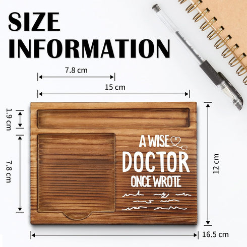 Doctor Sticky Note Holder - Office Decor, Gifts, Thank You Appreciation Gifts for Women, Self-Stick Note Pad Holders