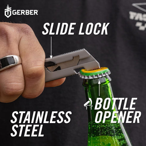 Gerber Gear EAB Utility Knife, Clips to Pocket or Keychain with Replaceable Razor Blade for Everyday Carry, EDC Gear