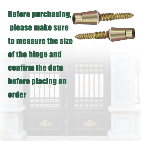 Door Hinges Security Screws, Tamper Proof Screws for Door Security, 10 Pack Accessory Hinge Screws