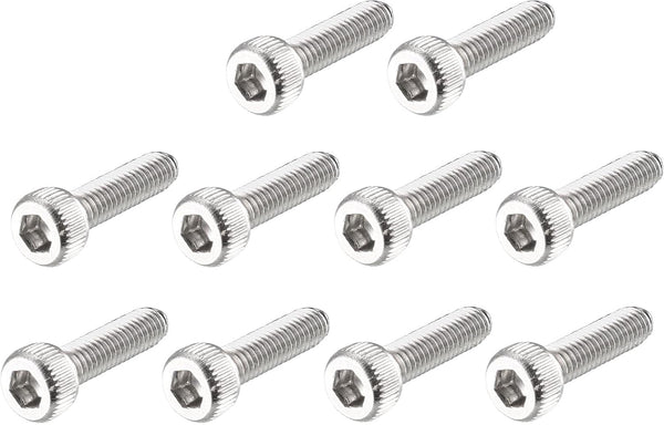 uxcell M2.5x10mm Hex Socket Cap Head Screws, 100pcs