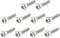 uxcell M2.5x10mm Hex Socket Cap Head Screws, 100pcs