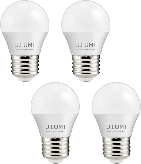 BPC4503 A15 LED Bulb, 3W, 3000K Warm White, A15/G45 Small Bulbs, E26 Base, NOT Dimmable (4 Count)