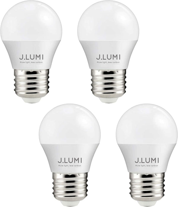 BPC4503 A15 LED Bulb, 3W, 3000K Warm White, A15/G45 Small Bulbs, E26 Base, NOT Dimmable (4 Count)
