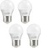 BPC4503 A15 LED Bulb, 3W, 3000K Warm White, A15/G45 Small Bulbs, E26 Base, NOT Dimmable (4 Count)