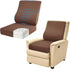 CRAURU 2-in-1 Recliner Cushions for Elderly Egg Crate Foam Seat Cushion and Ergonomic