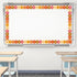 Whaline 24Pcs Groovy Retro Hippie Flower Magnetic Bulletin Board Border for Office Classroom Decor