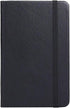 ZZTX Small Pocket Notebook: 3.5" x 5.5" Hardcover Lined Paper Mini Notepad with Black Leather Sketchbook