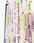 PartyGalore Floral Bible Tabs for Women, Personalized Bible Journaling Tabs, Large Print Bible Tabs for Easy