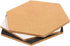 Juvale 3 Pack Hexagon Cork Board Tiles with Push Pins, Self-Adhesive Bulletin Boards for Walls (Small, 7.9 in) by Juvale