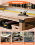 sogiv 4 3-Way 1.6"x3.6" Heavy Duty Workbench Bracket Kit, Pcs Right Angle Corner Brackets for DIY Custom Workbenches