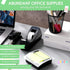 Jutom 20 Pcs Desk Staplers, Tape Dispensers, Pen Holder Set for Office Supplies with Standard Staples