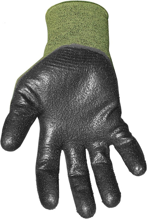 Youngstown Glove Company Unisex Adult Cut Resistant Safety Gloves, Multicolored, Large US, Green