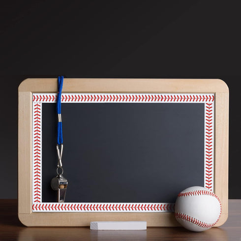 Whaline 32.8ft Baseball Bulletin Board Borders, Sport Theme Die-Cut Trim, Baseball Patterned for School Classroom Office