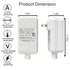 2 24V 1A 24W 33ft10m Class Power Supply for Permanent Outdoor Lights, Outdoor Power Adapter, LED Transformer