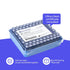 ALWSCI Ultraclean Vials for Chromatography Kit, 2 ml 9 mm HPLC Vial with Blue Screw Cap, 100 Pack