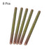 uxcell 8pcs Fully Threaded Rods 1/4x3-1/2" Carbon Steel All Thread Studs for Furniture and Garden Railing Assembly