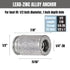Party Animals 1/4"-20 Setting 50 Hurricane Shutter Anchors with Tool PCs Lead-Zinc Expansion Anchors for Storm Panels