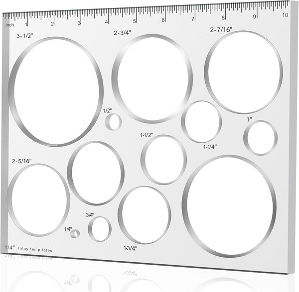 Monliful 10 * 7.9 inches 13 in 1 Router Jig Kit for Woodworking