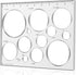 Monliful 10 * 7.9 inches 13 in 1 Router Jig Kit for Woodworking