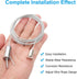 2m/6.6ft 4 Set 1 PATIKIL Ceiling Hanging Wire Cable Kit, Adjustable Light Suspend Cable Kit Panel Hanging Rope Clamp