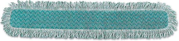 Rubbermaid Commercial Products HYGEN Microfiber Dust Pad, 36 inch, Green, For Heavy-Duty Cleaning