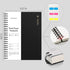 EMSHOI A4 Spiral Notebook, 11.2" X 8.27", 300 Pages, 100gsm Thick Paper, Black for School Work Writing