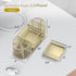 SUPEASY Mesh Desk Organizer, Desk Accessories with Pen Holder and 2 Drawers for Office Supplies - Golden Yellow