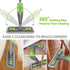 IOPRETTY 3 Spray Mop for Floor Cleaning - Wet Dry Hardwood Floor Mops with Microfiber Washable Pads for Swiffer