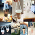 UtySty 200 Pack Packing Drinking Bags with Handle Disposable T-Shaped Drink Carrier Bag Single Cup Holder Grip Carrier