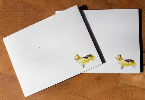 Dog Breeds Sticky Notes, 4" x 3" 50 Sheets Notepad, Gift for Dog Lovers (1, Corgi)