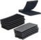 Dual Lock Fastener, 1in x 2in, 8pcs Heavy Duty Reclosable Interlocking Tape, Black Color
