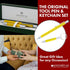 Set 6-in-1 Set (MV35478) Monteverde One Touch Tool Ballpoint Pen with Stylus Yellow + Tool Pen Keychain Multifunction