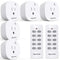 Syantek Remote Control Outlet Wireless Light Switch for Household Appliances, Expandable Remote