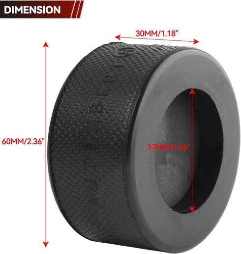 1.45inch Rubber Bottle Jack Pad Adapter, Car Floor Jack Extension Tool for Most 8T 10 Ton Bottle Jacks