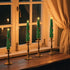 2 BOSONER Christmas Tree Candles for Home: Pcs Flameless Taper Candle Lights Battery Operated with Remote and Timer