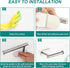 3M Toilet Paper Holder for Bathroom, Self Adhesive Stainless Steel Tissue Towel Roll Holder, Brushed Nickel