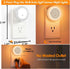 Dimmable 2-Pack FOLKSMATE LED Night Lights Plug into Wall, Plug in Nightlight with Auto Light Sensors for Adults, Kids