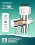 2 Pack) Handheld Toilet Bidet Sprayer for Toilet-Adjustable Water Pressure Control with Bidet Hose for Feminine Wash