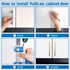 King&Charles Cabinet Hardware Jig, Cabinet Handle Jig with Point Wood Drills for Handles and Pulls on Cabinets