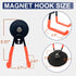 TSUYA Strong Magnetic Hooks, 22Lbs Heavy Duty Utility Hooks for Hanging Yard Tools, Extension Hose, Power Tools