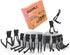HUHOLE Slatwall Accessories, Multi Sizes Slatwall Hooks, Hanging Hook and Hangers, 12 Pack