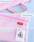 pendancy Large Double Pocket Waterproof File Bag with Handle - 11x13.7 in, A4 Size Foldable Document Storage for Puzzle