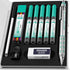 Nicpro Blocky Gear 2mm Mechanical Pencils in Case, Metal Drafting Lead Holder with 6 Tubes Lead Refill