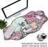 SROJDHFJB 35.4 15.7 inches Skull Coffee Pink Large Gaming Mouse Pad Plus a Coaster, x Desk Mat Extended XXL Mousepad