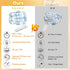 10 Pack 10 30 8 Fairy Lights Battery Operated with Timer, Ft LED String Lights Indoor Outdoor, Modes Waterproof Twinkle