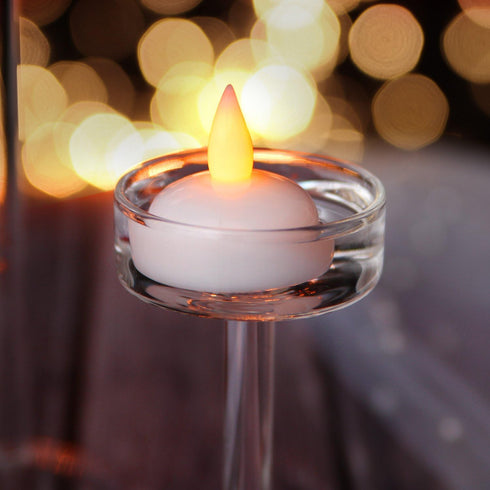 12 Pack IMAGE Floating Candles, Flameless Floating LED Tea Lights Waterproof Tealight Candles for Wedding Party Spa