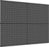 TORACK 4Pcs Metal Pegboard Panels 12"x16" for Garage, Workbench, Tool Organizer with 1/8" & 1/4" Holes, Black