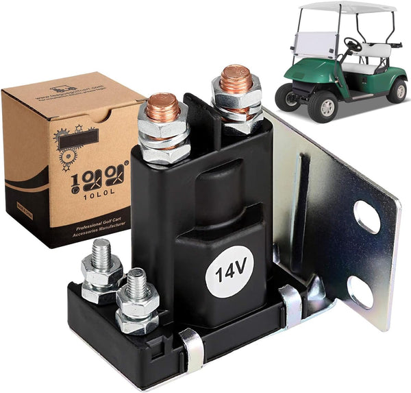 10L0L 14V Golf Cart Solenoid for EZGO TXT Gas 1994-Up, 200A Starter Solenoid Replace OEM# 27153-G01, 27153G01